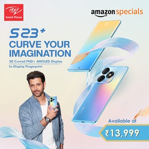 itel launches India’s first smartphone with 3D curved AMOLED Display in less than 15K segment decoding=