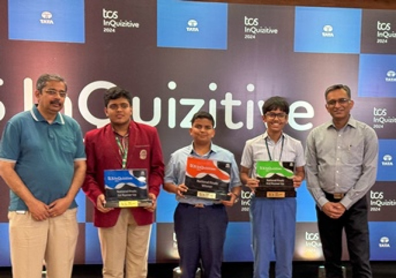 TCS InQuizitive 2024 Crowns Class 9 Student from Kerala, Aditya KB, as National Champion for the Second Consecutive Year