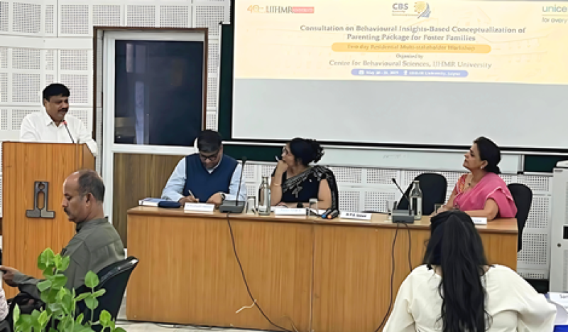 IIHMR University and UNICEF Initiate Dialogue on Behavioural Insights for Foster Parenting