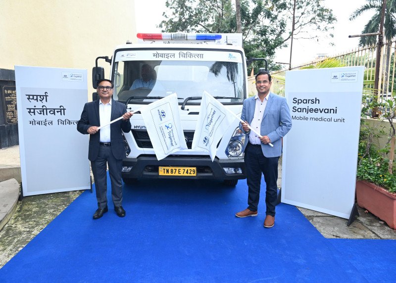 Hyundai Motor India Foundation flags-off Sparsh Sanjeevani Mobile Chikitsa Units  in Nagpur and Aurangabad, Maharashtra decoding=