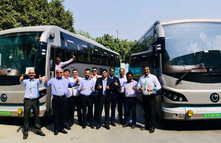 McDonald's India - North and East Partners with GreenCell Mobility to Offer Meals on NueGo Electric Bus Routes decoding=