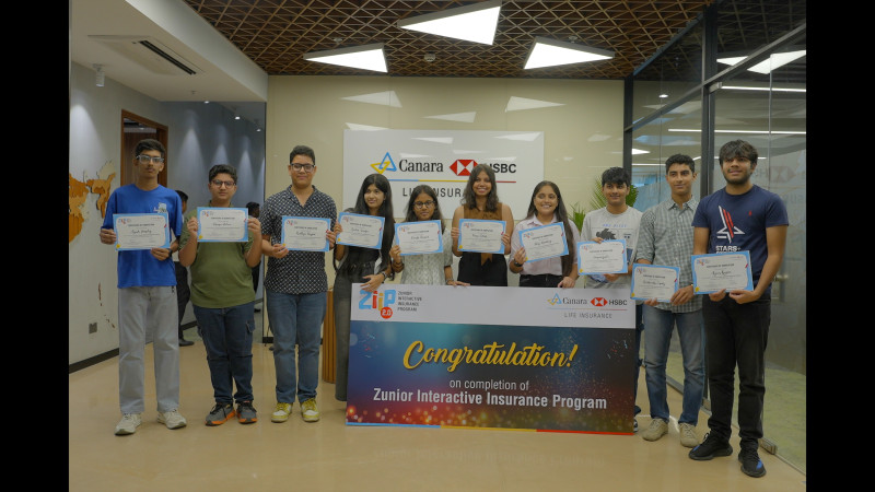 canara-hsbc-life-insurance-launches-ziip-20-with-a-vision-to-encourage-early-financial-planning-among-teenagers
