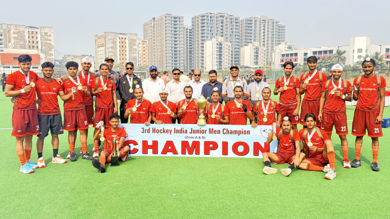 Roundglass Hockey Academy Defends Hockey India Junior Championship Title, Beats SGPC Hockey Academy 4-0 in Final decoding=