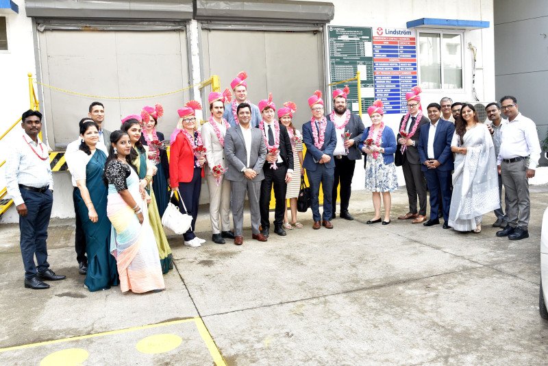 finnish-parliament-members-visit-lindstrms-mumbai-facility-as-part-of-75-year-diplomatic-celebration