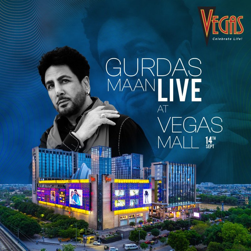 Gurdas Maan to Perform Live at Vegas Mall in a Spectacular Musical Evening decoding=