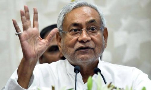 Nitish Kumar elected JD(U) president unopposed for another term decoding=