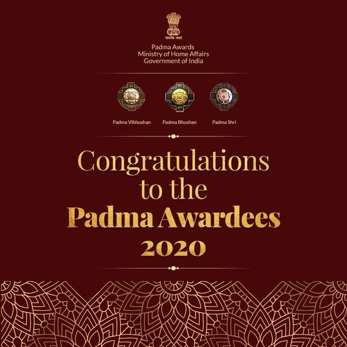 Government announces 141 Padma Awards for this year on occasion of 71st Republic Day decoding=