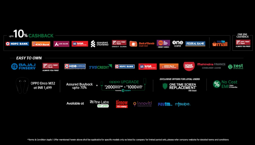 OPPO F21 Pro will go on sale from 15th April and F21 Pro 5G from 21st April, with many exciting offers decoding=