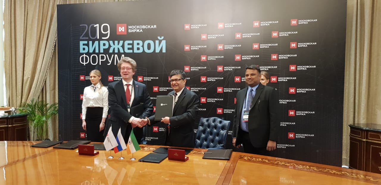 BSE, India INX becomes the first Indian exchanges to sign an MoU with Moscow Exchange