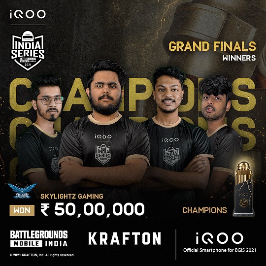 skylightz-gaming-wins-iqoo-battlegrounds-mobile-india-series-2021-the-first-ever-battlegrounds-mobile-tournament-in-india