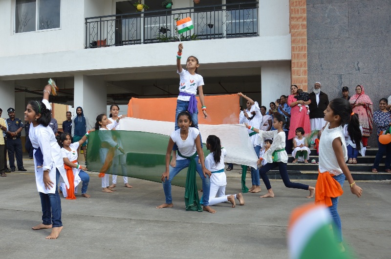 Prestige Misty Waters, Hebbal celebrated the 73rd Independence Day decoding=