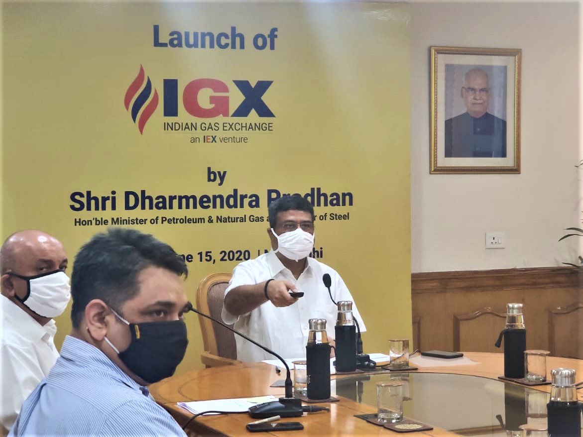 Shri Dharmendra Pradhan launches Indian Gas Exchange decoding=