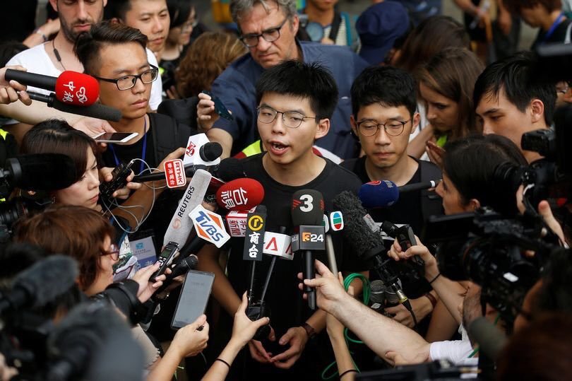 Leading Hong Kong democracy activist Joshua Wong arrested: Party decoding=