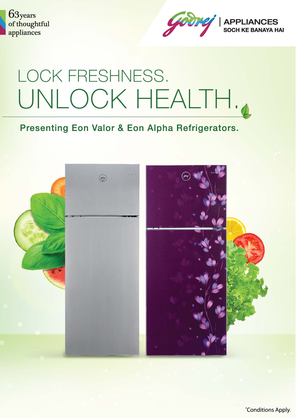 Godrej Appliances keeps your perishables fresh for up to 30 days with new Cool Balance Technology in its latest refrigerators decoding=