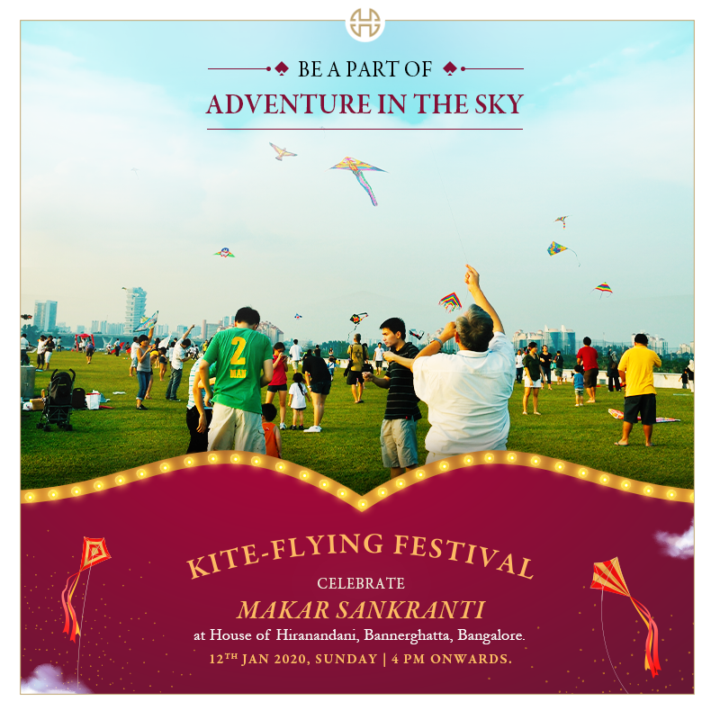 House of Hiranandani to celebrate Kite flying festival at Bannerghatta decoding=