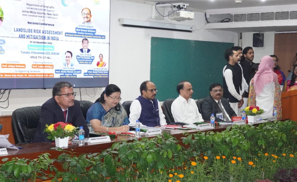 National Conference on ‘Landslide Risk Assessment and Mitigation in India’ begins at JMI decoding=