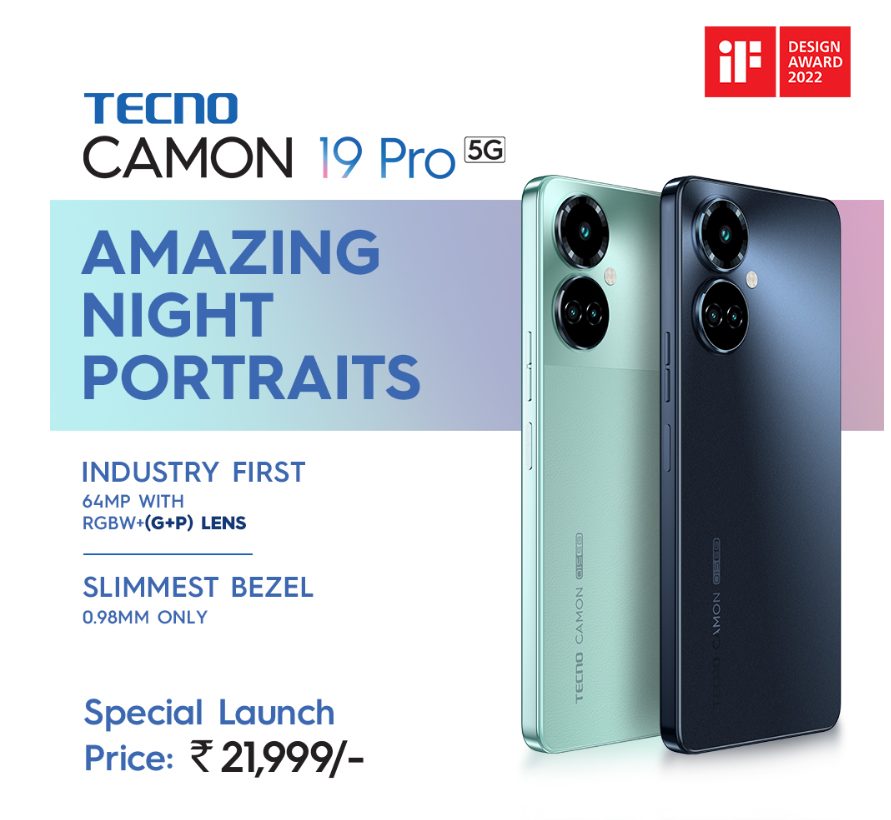 tecno-continues-being-an-industry-first-with-64mp-camera-with-rgbw-gp-lens-and-0-98mm-slimmest-bezel-feature-in-the-camon-19-pro-5g