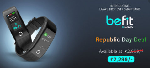 Lava BeFit now available on Flipkart at a special price of INR 2299 decoding=