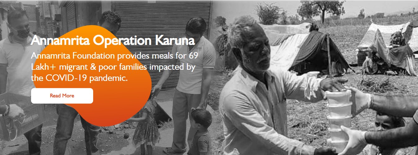 Annamrita Foundation Provides Meals for 79 Lac+ Migrant & Poor Families decoding=