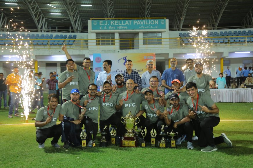 pfc-secured-2nd-runner-up-position-in-power-cup-2021-delhi-t-20-cricket-tournament