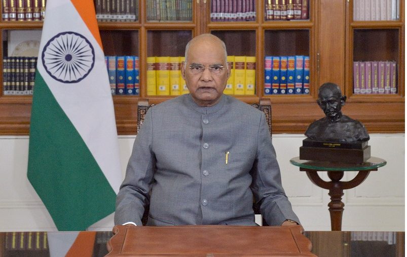 PRESIDENT OF INDIA, SHRI RAM NATH KOVIND ON THE EVE OF 72ND REPUBLIC DAY decoding=