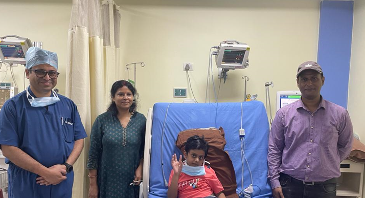 18 days in ECMO at Medica saves the life of 5-year-old brave heart Aryav
