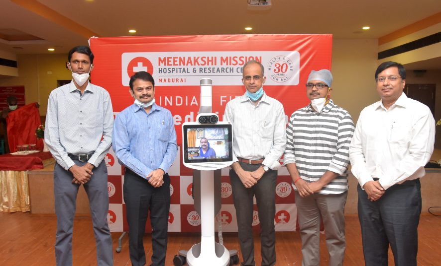 Meenakshi Mission Hospital Becomes India’s First Hospital to Introduce Telemedicine Robots decoding=