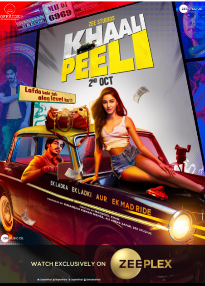 Khaali Peeli Movie Releases on Zee Plex on 2nd October decoding=