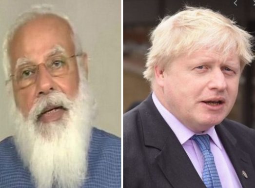 Narendra Modi to hold Virtual Summit with the Prime Minister Boris Johnson on 4 May decoding=