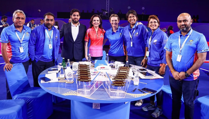 We are very happy with our auction, having all the talented women who are joining the MI family: Mrs. Nita Ambani