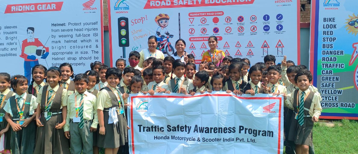 Honda Motorcycle & Scooter India conducts Road Safety Awareness Campaign in Uttar Pradesh decoding=