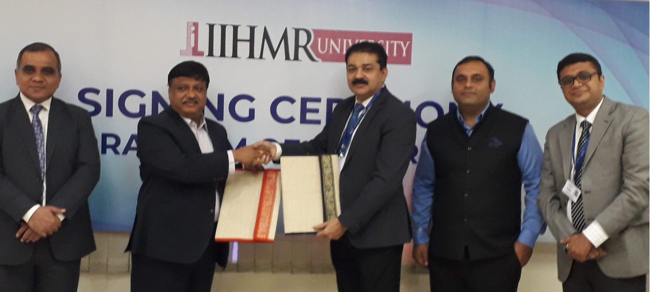 IIHMR University’s Strategic Alliance with Shalby Limited decoding=