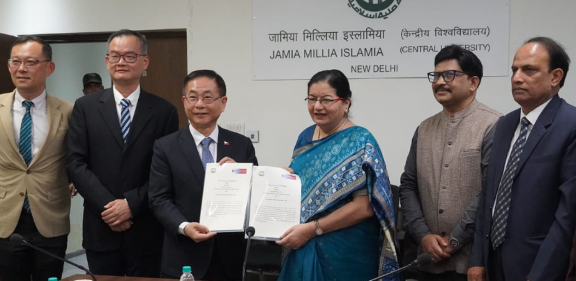 JMI signs MoU with Taiwan Economic Cultural Centre in India decoding=