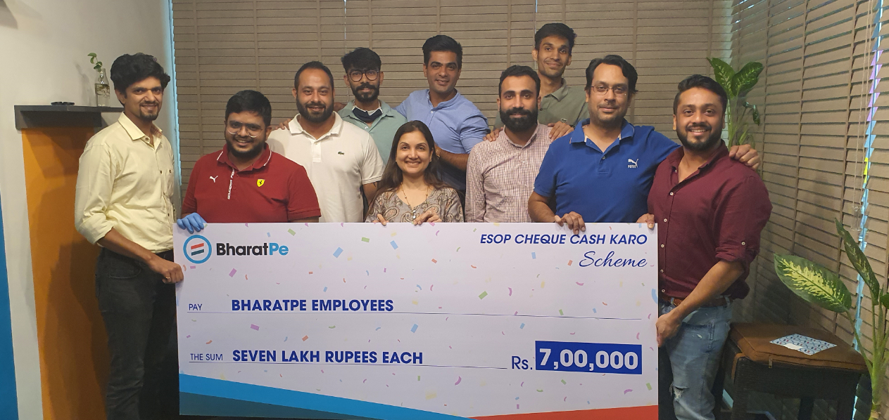 bharatpe-launches-esop-cheque-cash-karo-scheme