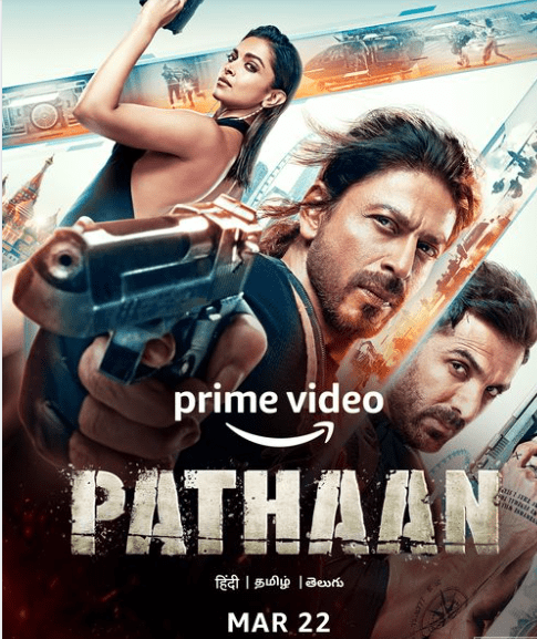 Watch #PathaanOnPrime, Mar 22 in Hindi, Tamil and Telugu decoding=