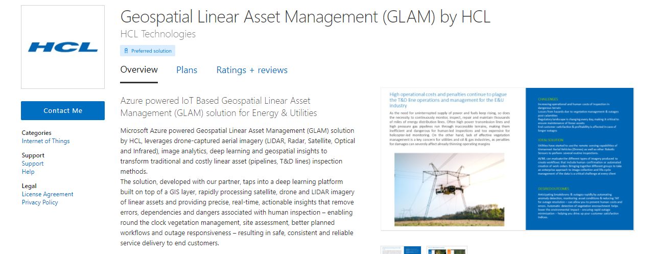 HCL Technologies Announces Availability of GLAM Solution on Microsoft Azure Marketplace decoding=