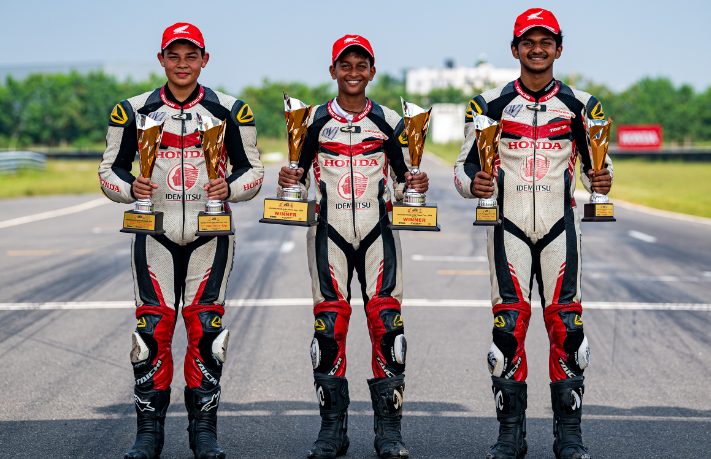 eneos-honda-erula-racing-team-marks-its-dominance-with-7-podiums-in-indian-national-motorcycle-racing-championship-ps165cc