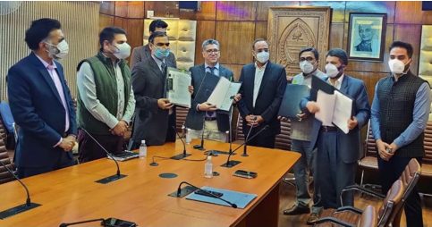 An agreement was signed and exchanged between PFC and JKPCL for a liquidity infusion scheme decoding=