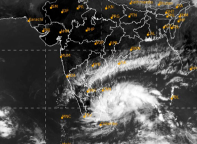nivar-over-southwest-bay-of-bengal-moved-west-northwestwards-with-a-speed-of-11-kmph
