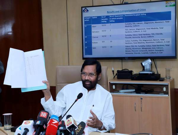 Union Minister releases Water Quality Report for State Capitals & Delhi as analysed by BIS decoding=