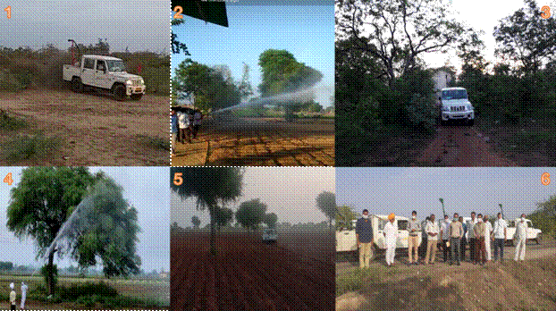 Indian Air Force has also conducted trials in anti-locust operations by using an Mi-17 helicopter decoding=