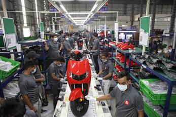 Bounce Infinity starts production of the highly anticipated E1; Deliveries to begin April 18, 2022 decoding=