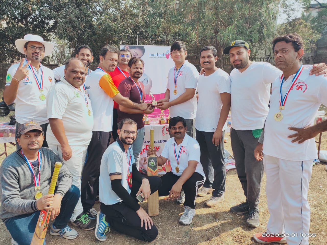 Motherhood Hospital Along With Kharghar Doctor Association (KDA) Organized Sports Day at Taloja Papdichapada ground decoding=