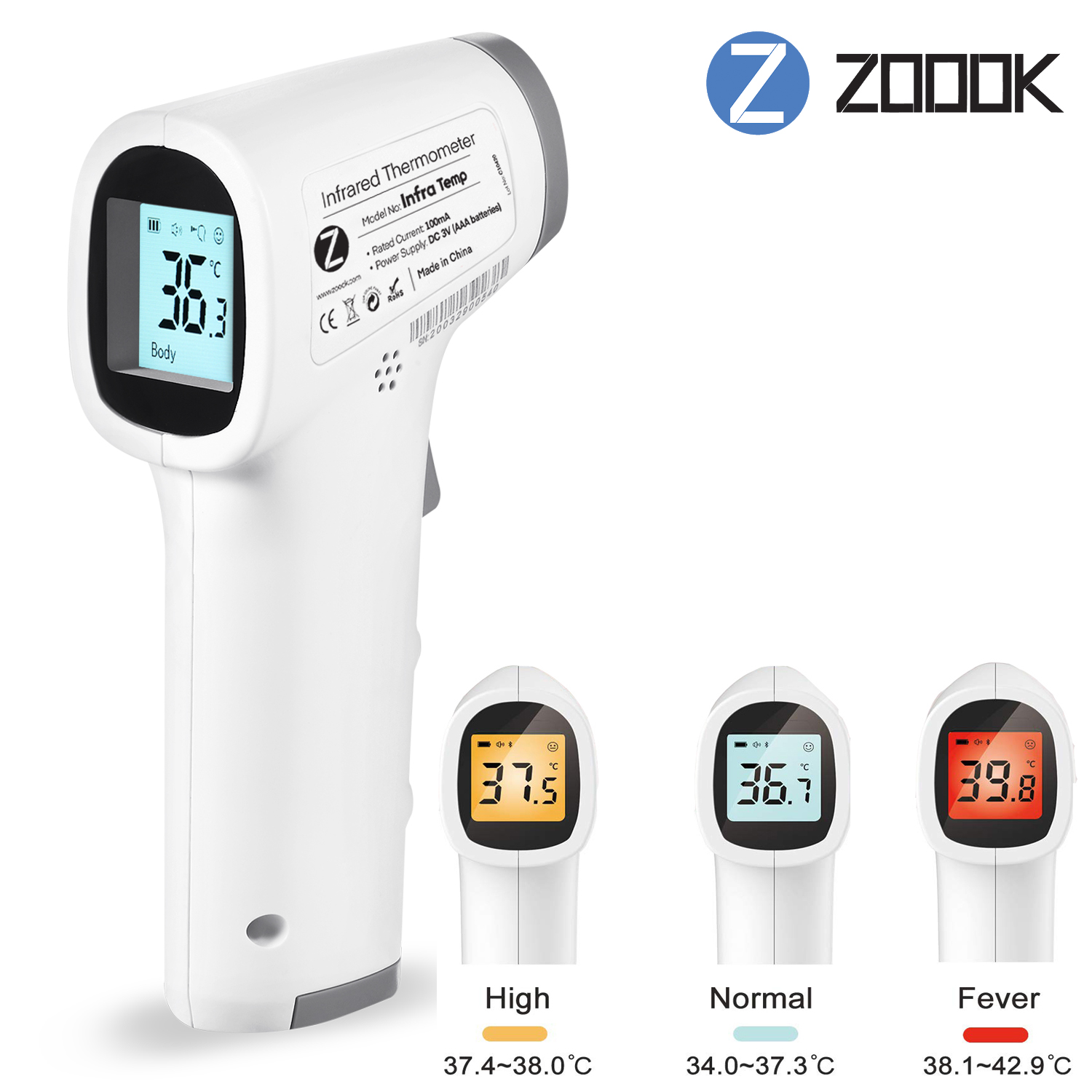 ZOOOK forays into tech-powered healthcare, personal care segments with Infra Temp-A Non-Contact Infrared Thermometer decoding=