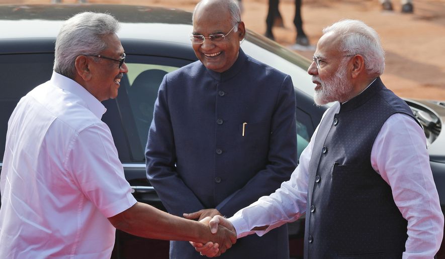 President of India hosts President of Sri Lanka decoding=