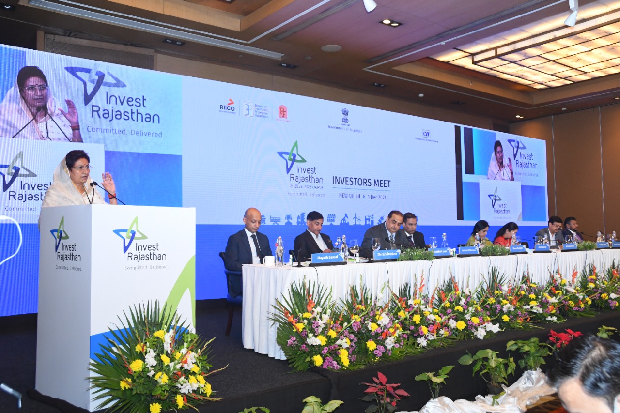 Rajasthan Bags Investment Commitments worthover Rs. 78,700 Crores from Delhi ‘Investors Connect Roadshow’ decoding=