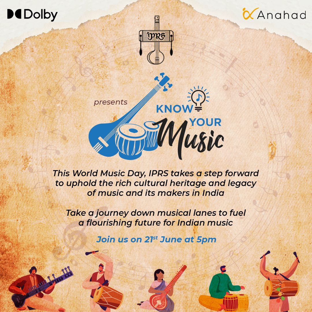 Commemorating World Music Day, IPRS launches #KNOWYOURMUSIC campaign decoding=