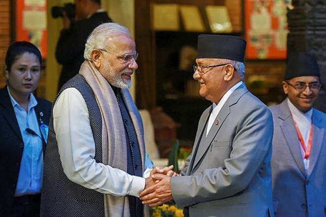Inauguration of Motihari-Amlekhganj (Nepal) pipeline by PM and PM Oli of Nepal decoding=
