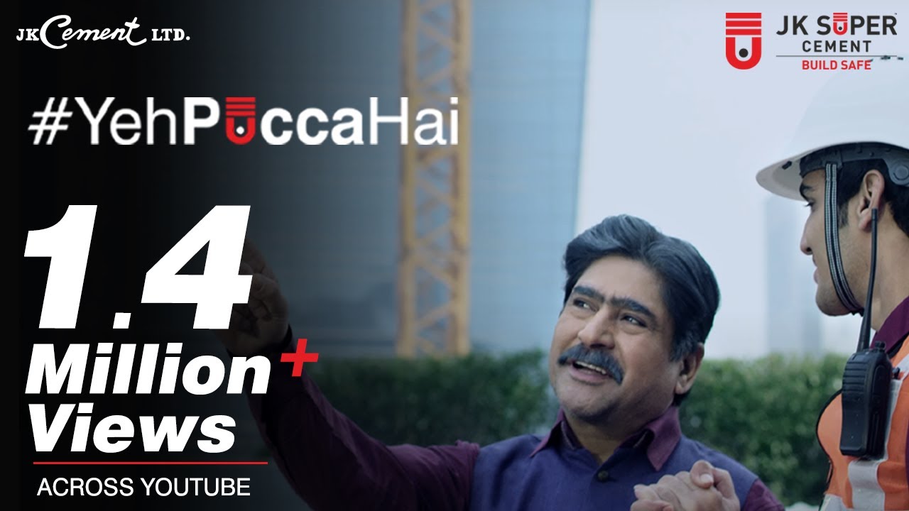 JK Super Cement Pays Tribute to Construction Workers through its Campaign #YehPuccaHai decoding=