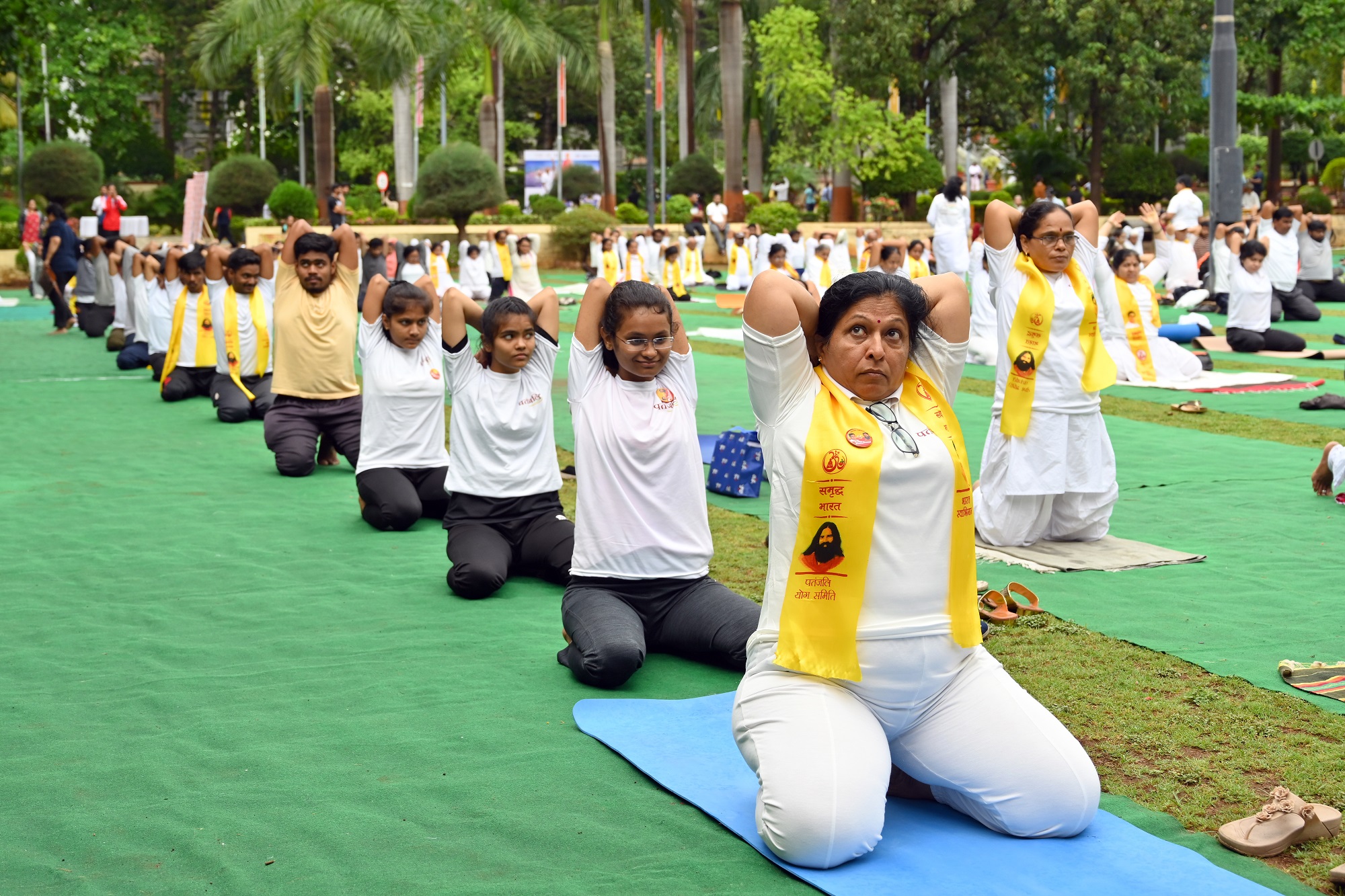 Yoga for Humanity celebrated by MIT WPU on International Day of Yoga decoding=